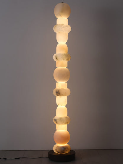 Spanish Alabaster Floor Lamp