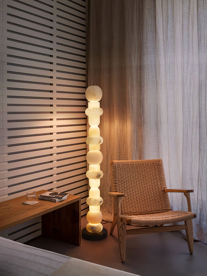 Spanish Alabaster Floor Lamp