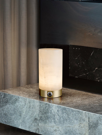 Totem Alabaster Table Lamp (built-in battery)