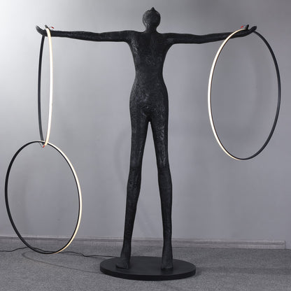 Trinity Life Sculpture Floor Lamp