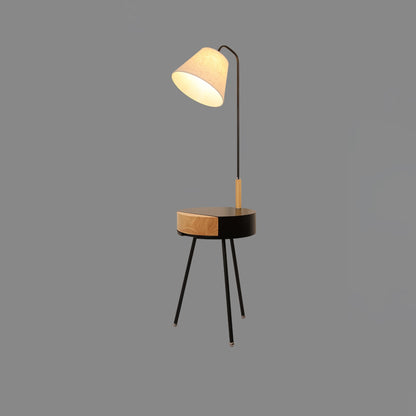 Tripod Fabric Floor Lamp