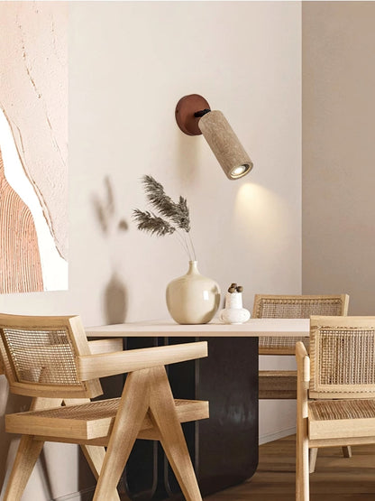 Versa Stone Adjustable Plug-in Wall Light