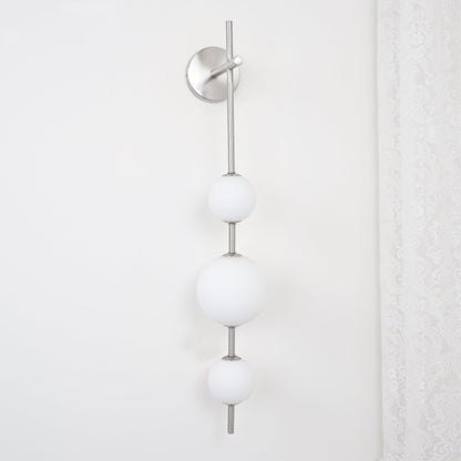 Vertical Globe Wall Lamp