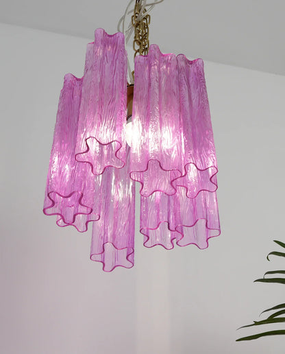 Vintage Amethyst Murano Glass Chandelier