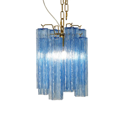 Vintage Blue Murano Glass Chandelier