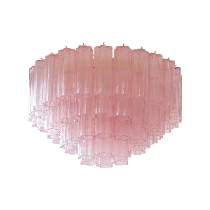 Vintage Murano Pink Glass Ceiling Light