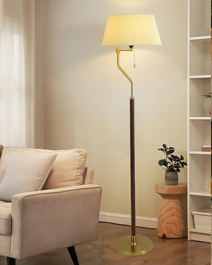 Walnut Whisper Floor Lamp