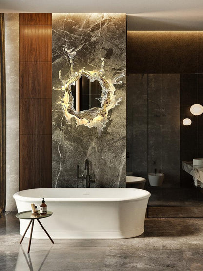 Water Drop Mirror Wall Lamp