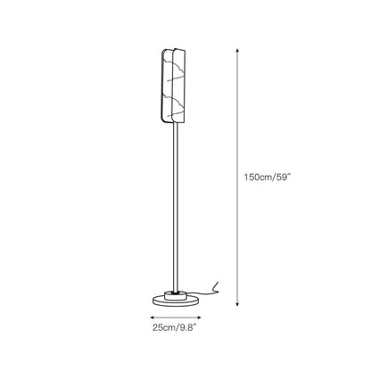 Years Alabaster Floor Lamp