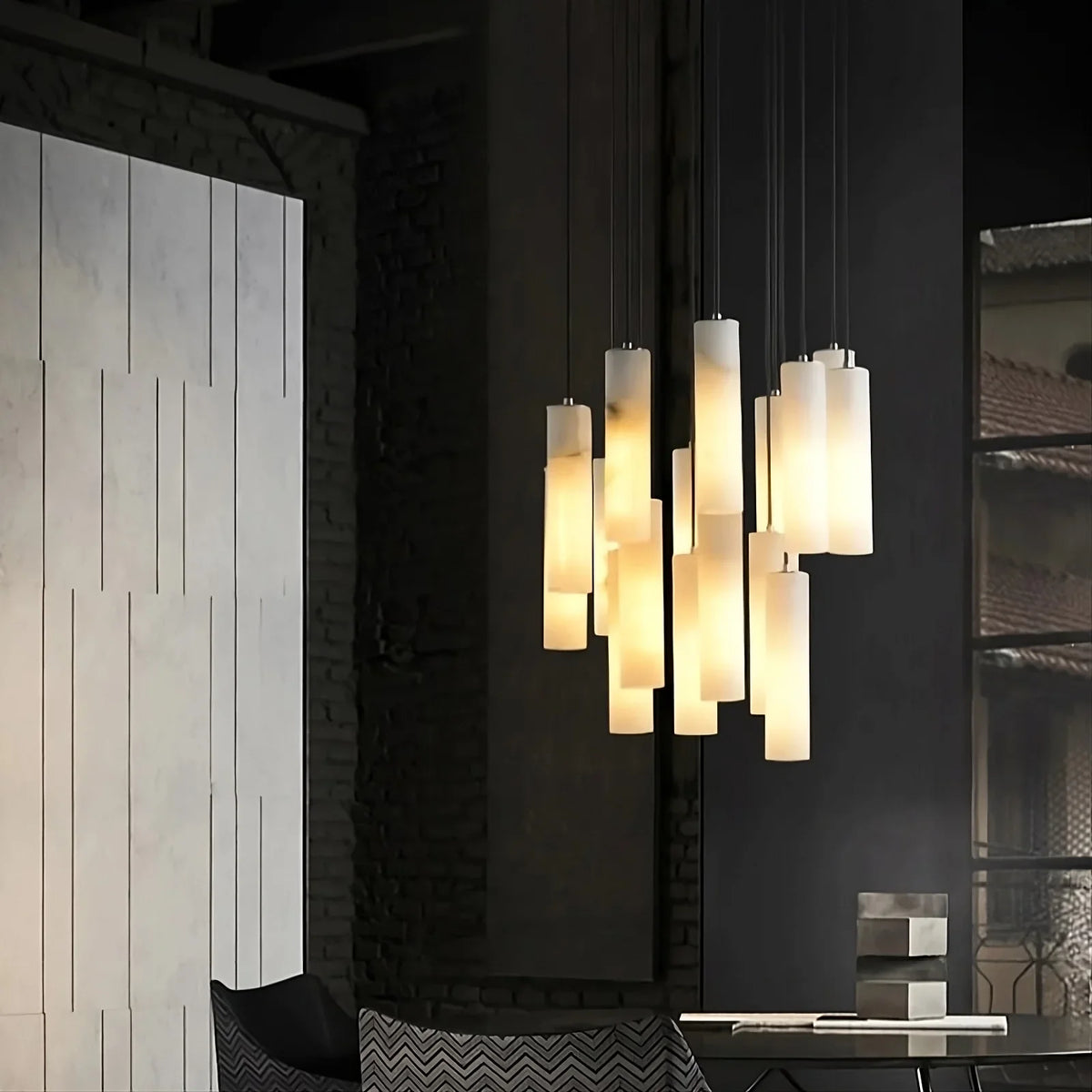 Moonshade Marble Pendant Light Fixture – Keyming