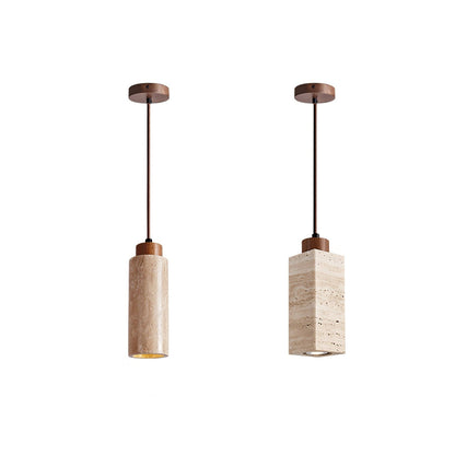 Solvara Travertine Pendant Lamp